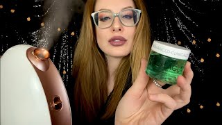 ASMR Collagen Mask and Warm Facial Steam (SPA)