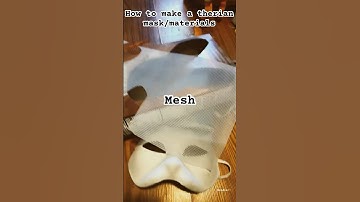 How to make a therian mask! And materials!#therian #fypシ #quadrobics #furry #theriangear