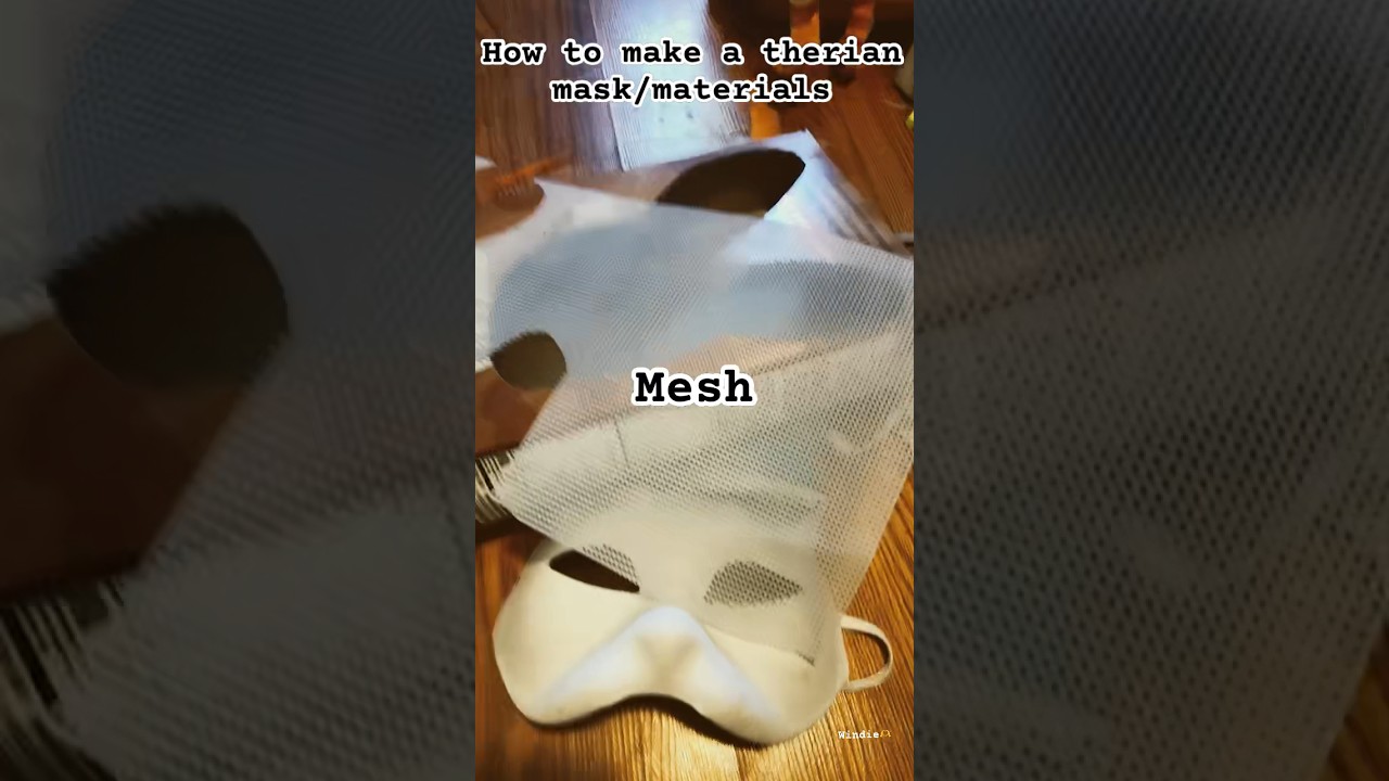 Как сделать маску терианца! И какие материалы нужны! 