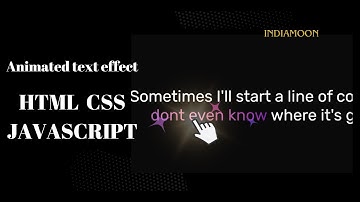 Design Magic Text Using HTML, CSS, and JavaScript | Text Animation Tutorial