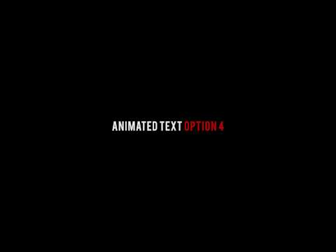 ELEGANT FFX TEXT PRESETS "IN"