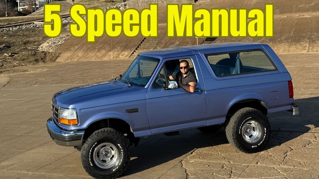 1996 Ford Bronco | Portofino Blue + Factory 5-Speed Manual
