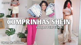 RECEBIDOS DA SHEIN | CUPOM DE DESCONTO | CALÇAS  PERFEITA