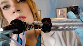 ASMR Hospital Unclogging Your Ears | Ear Cleaning | Hearing Test