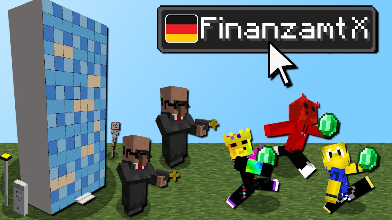 Deutschland in Minecraft! (so dumm)