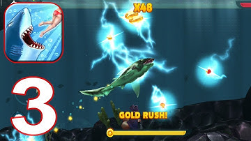 Hungry Shark Evolution - Gameplay Walkthrough Part 3 electro shark