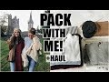 Pack with me for ireland  huge fashion haul