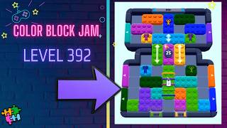 Color Block Jam - Level 392 - Solution Walkthrough