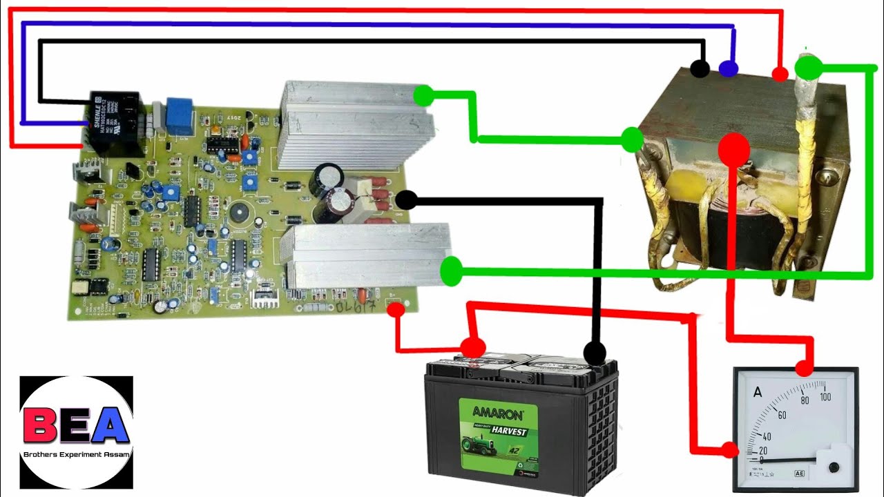 How To Charge Car Battery's in 121 Inverter Kit With Preset Settings