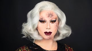 MAKEUP BY THE VILLBERGS - Trypophobia Halloween Drag Makeup Tutorial