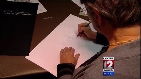 Cursive comeback? The lost art of handwriting