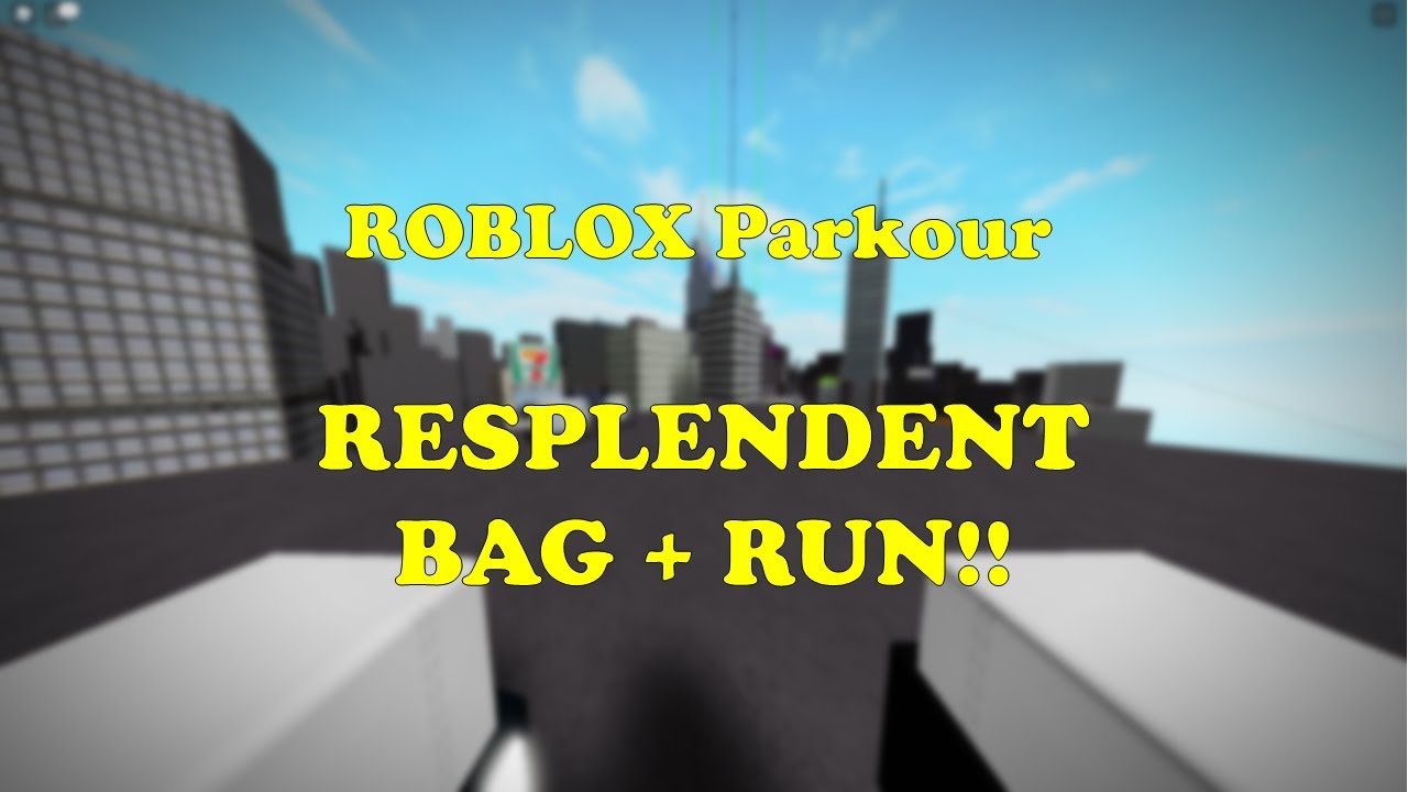 Roblox Parkour Resplendent Bag Location 1 Short Run Youtube - the all location of epic bag roblox parkour youtube