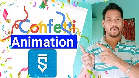 Confitti animation project in sketchware pro #AndroidAppdeveloper#sketchware #aauraparti