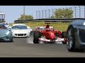 Ferrari F1 2004 Michael Schumacher vs Supercars at  Zandvoort