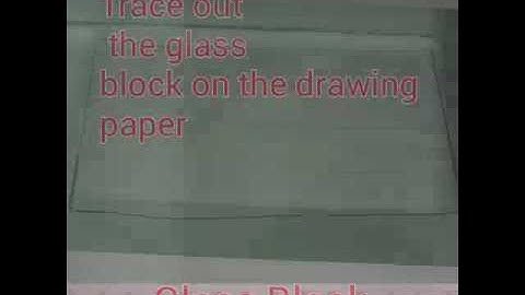 Glass Block Experiment