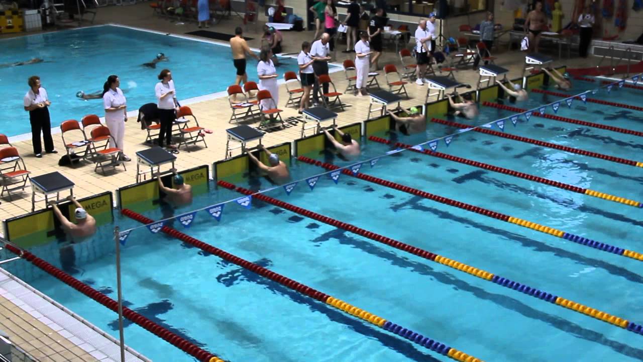 Ulster Masters Swimming 2014 50m Bak heat3 YouTube