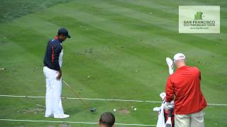 Tiger Practicing Ryder Cup 2012 HD