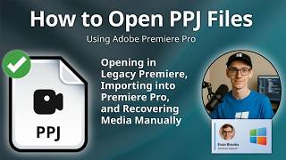 How to Open PPJ Files (Adobe Premiere Pro Project)