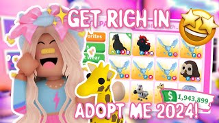 ✨ HOW TO GET RICH IN ADOPT ME (TIPS & TRICKS) 2024 *WORKING* 💗