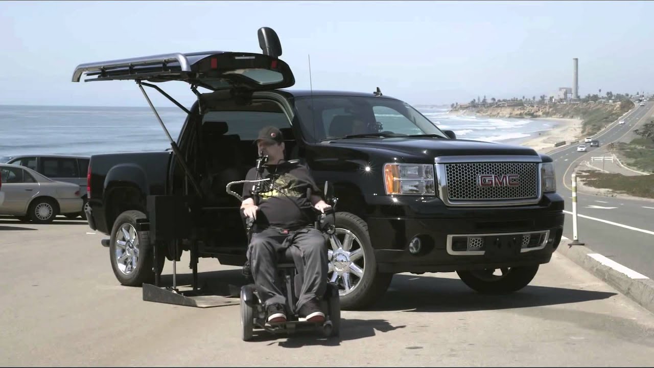 ATC GMC Denali Wheelchair Lift - YouTube