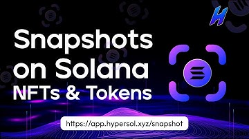 How to take snapshot of holders of tokens and NFTs on Solana Blockchain