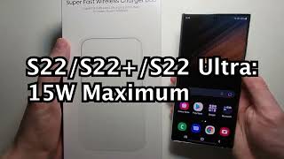 Samsung Galaxy s 22 series charging tricks fast charging wireless charging reverse charging review screenshot 5