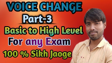 Voice Change 🔥| Part-3 | Interrogative Sentences (Wh. Words)| Active to Passive | Passive to Active