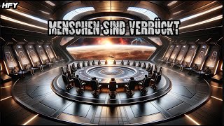 Menschen sind verrückt | Hörgeschichte | Eine kurze Science-Fiction | Scifi Deutsch