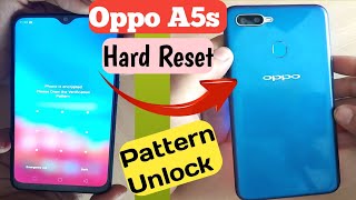 Oppo A5s Hard Reset | Pattern Unlock | Privacy Lock Remove