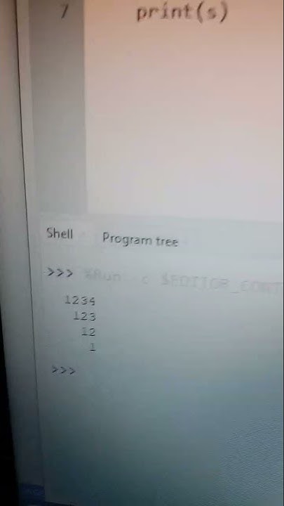 opposite half pyramid pattern in python - YouTube