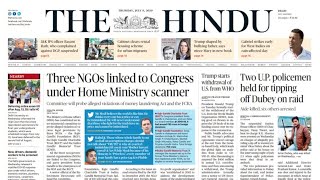 9 July 2020 | The Hindu Newspaper Analysis | Current affairs 2020 #UPSC #IAS #Todays The Hindu