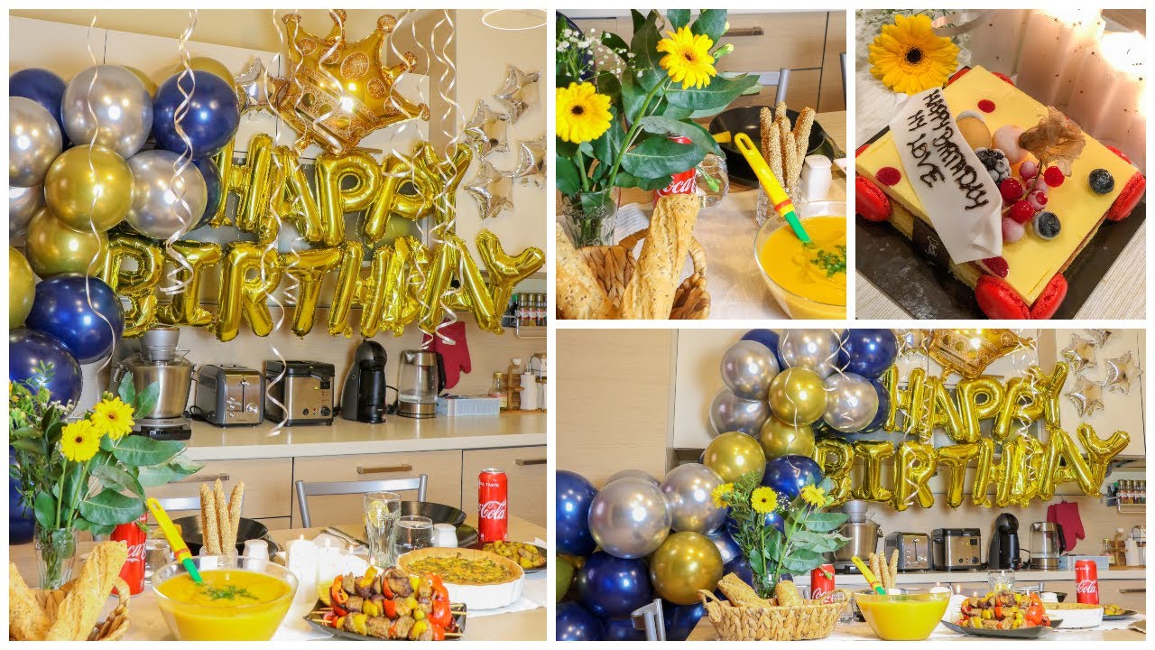 فاجأت زوجي يوم عيد ميلاده❤️💏شوفوا كيفاش عملت الديكور وشنيا طيبت🥰