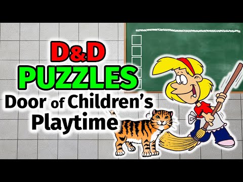 door of children s playtime d d puzzle escape the room wally dm dnd puzzles d d for kids youtube