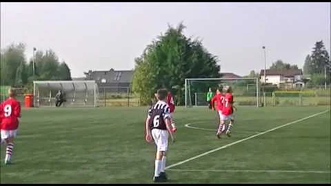 Doelpunten en actie's  Jesse tegen Achilles'29 16-0 gewonnen