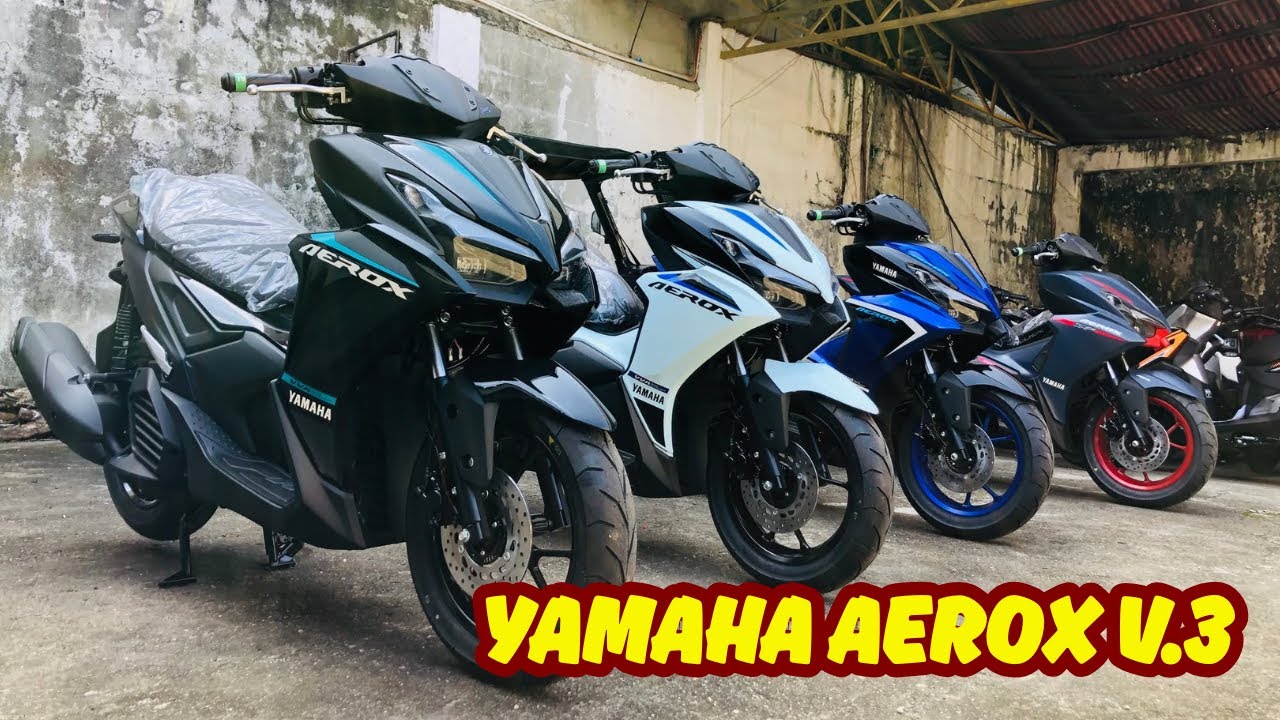YAMAHA 2025 AEROX V.3 REVIEW AND COLORWAY
