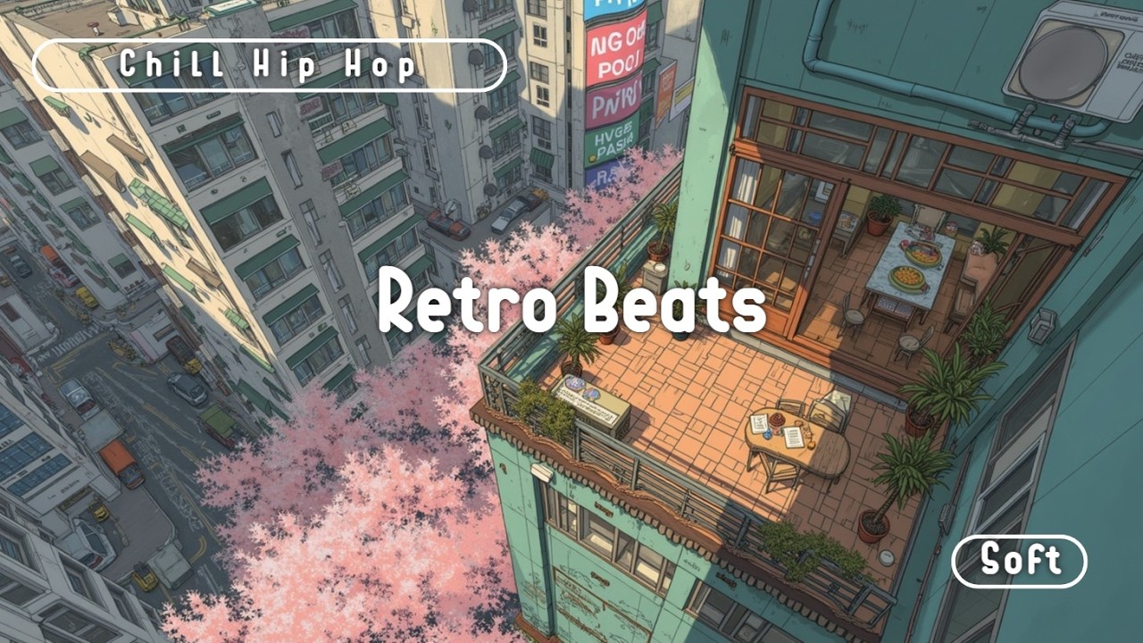 Весенний Lofi Hip Hop ~ Чилл-биты для солнечных дней на крыше