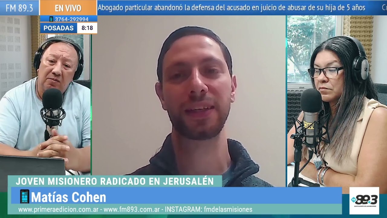 Vivir entre sirenas y refugios: la rutina de un misionero en Jerusalén