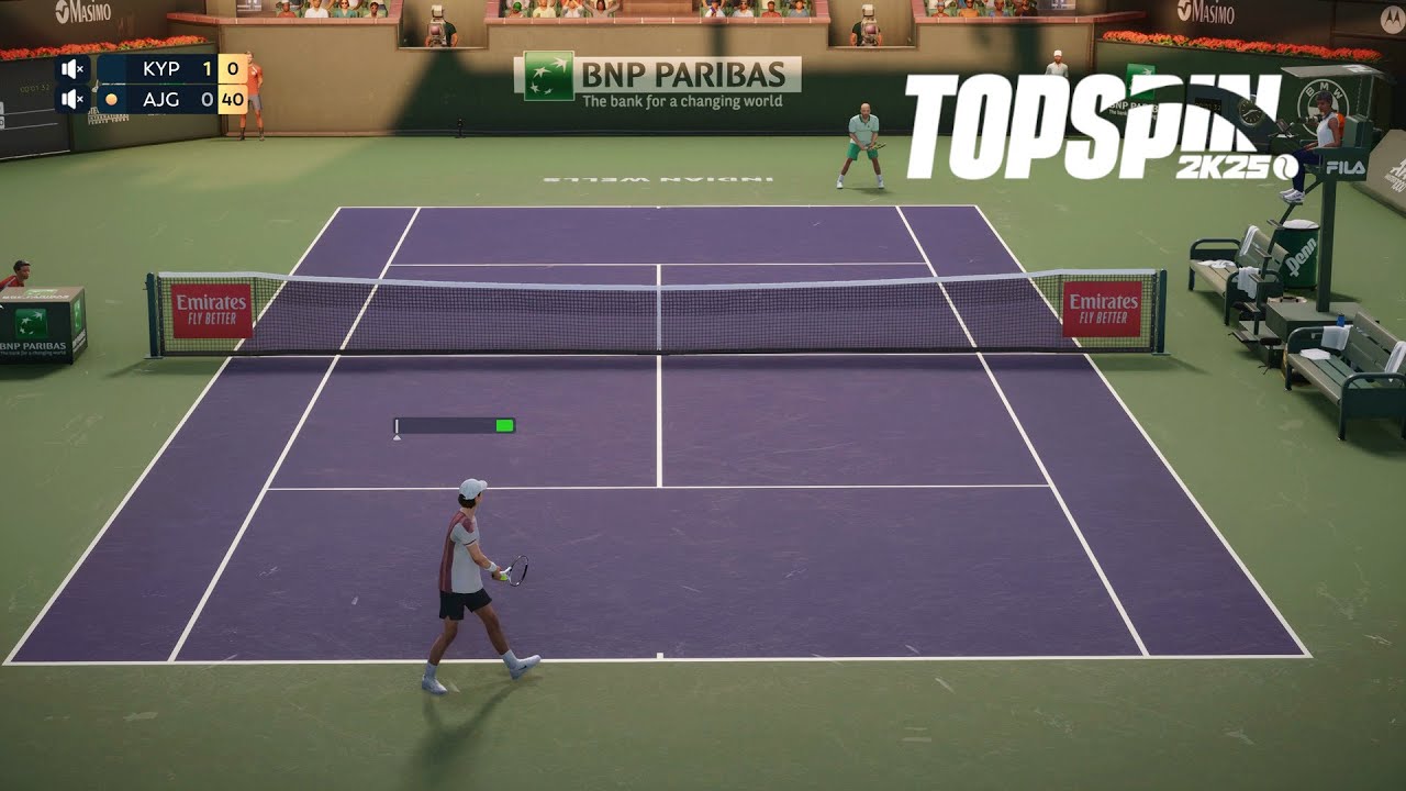 Top Spin 2K25 - *PLAYING A SERVE BOT* - 2K TOUR ONLINE GAMEPLAY (PS5 ...