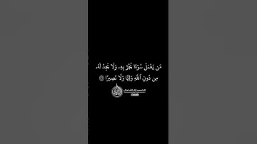 ماهر المعيقلي - سورة النساء ( برواية حفص عن عاصم ) الأية 123