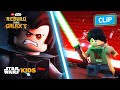 Sig vs. Dev Battle for the Fate of the Galaxy 🌌| LEGO Star Wars: Rebuild the Galaxy @StarWarsKids