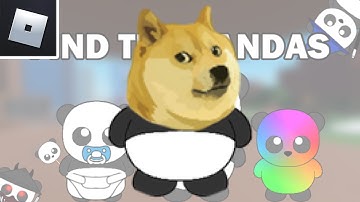 Roblox Find The Pandas: how to get "Doge Panda"