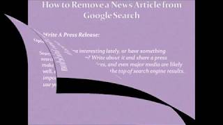 How to Remove a News Article from Google Search