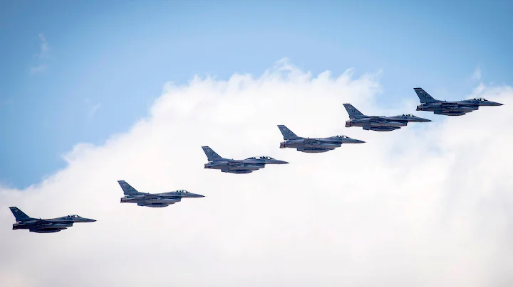 F-16 Fighting Falcons Arriving At Holloman Air For...