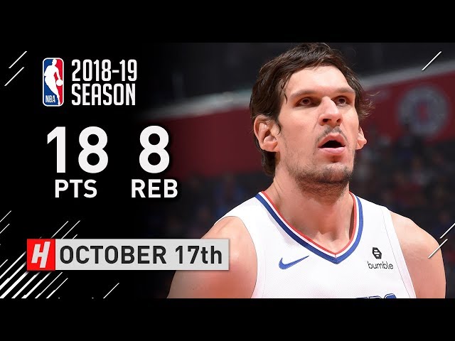 24 de septiembre de 2018 los Angeles, CA..LA Clippers Center Boban  Marjanovic (51) en los Angles Clippers Media Day en el centro de  entrenamiento el 24 de septiembre de 2018. (Foto de