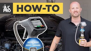 how to recharge with an a/c pro ® advanced digital gauge