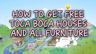How To Get Free Toca Boca Houses and All Furniture | Toca Life World Mod Apk All Unlocked