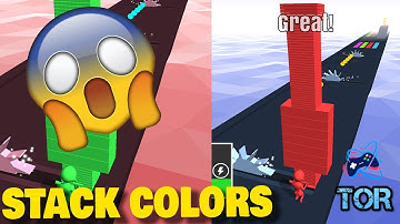 Stack Colors New Update TOR Gameplay (iOS,Android) Walkthrough Part 2 | Levels 11-20 😍😍😍