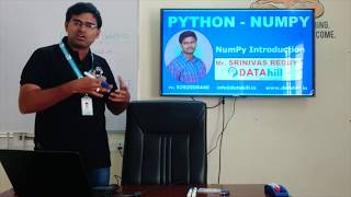 04 Numpy with Python by Srinivas Reddy   DATAhill Solutions