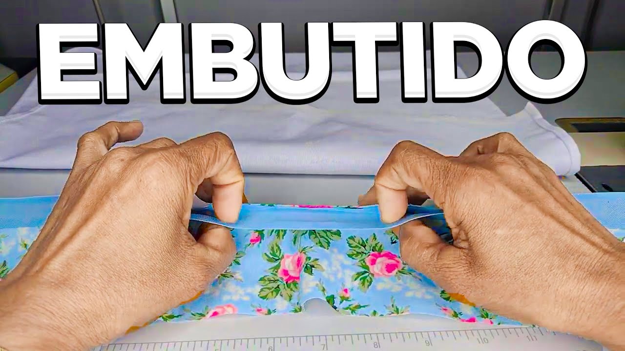 EMBUTIDO DIFERENTE Barrado Pano de Prato Costura Criativa Passo a Passo Jeito FÁCIL de Costurar