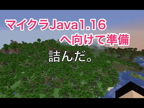 【マインクラフト】ネザーアップデートに備えて準備！ Java 1.15.2 #1